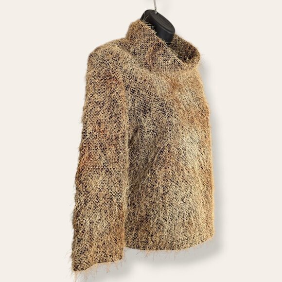 🍁Vintage Ribkoff Shaggy Turtle Neck Top - Picture 3 of 9